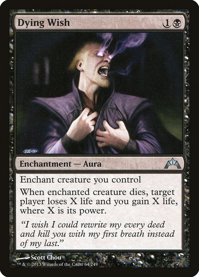 Dying Wish [Gatecrash] MTG Single Magic: The Gathering | Red Claw Gaming