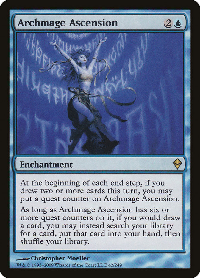 Archmage Ascension [Zendikar] MTG Single Magic: The Gathering | Red Claw Gaming
