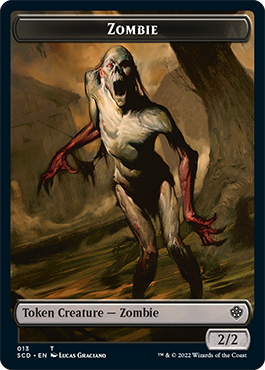 Zombie // Zombie Army Double-Sided Token [Starter Commander Decks] MTG Single Magic: The Gathering | Red Claw Gaming