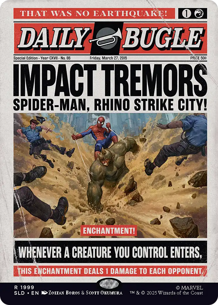 Impact Tremors (1999) [Secret Lair Drop Series] MTG Single Magic: The Gathering | Red Claw Gaming