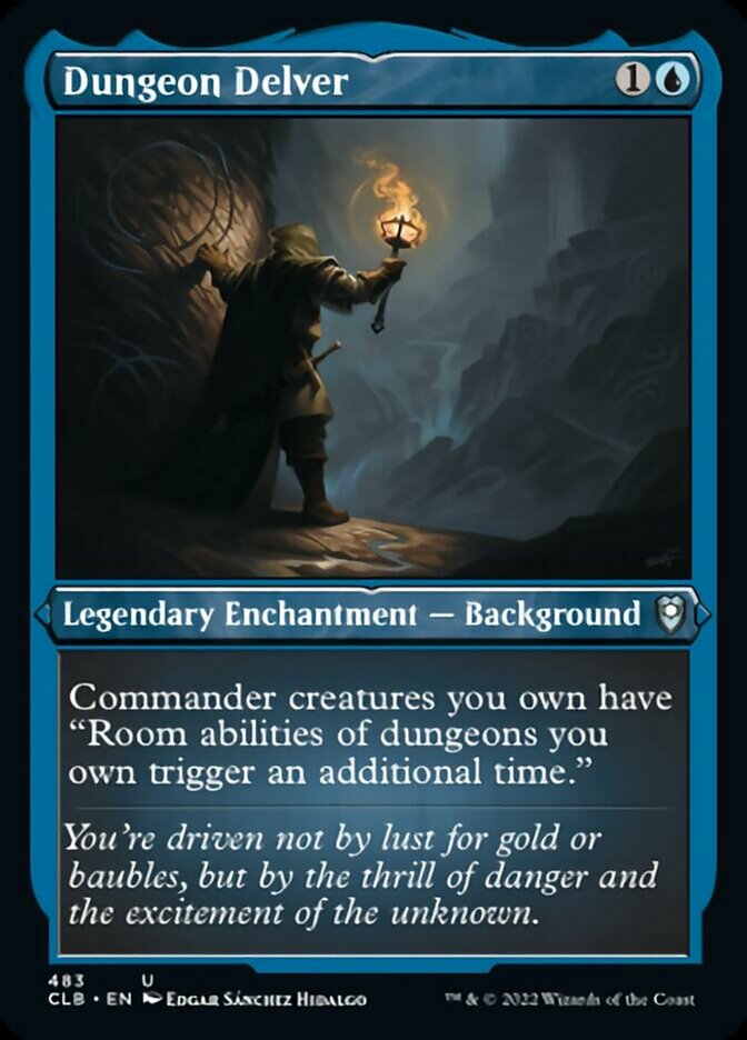 Dungeon Delver (Foil Etched) [Commander Legends: Battle for Baldur's Gate] MTG Single Magic: The Gathering | Red Claw Gaming