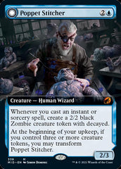 Poppet Stitcher // Poppet Factory (Extended Art) [Innistrad: Midnight Hunt] MTG Single Magic: The Gathering | Red Claw Gaming