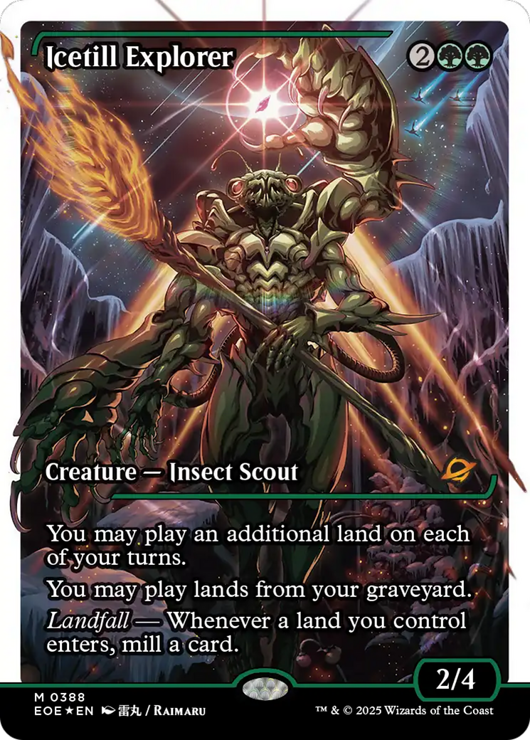 Icetill Explorer (Showcase) (Fracture Foil) [Edge of Eternities] MTG Single Magic: The Gathering | Red Claw Gaming