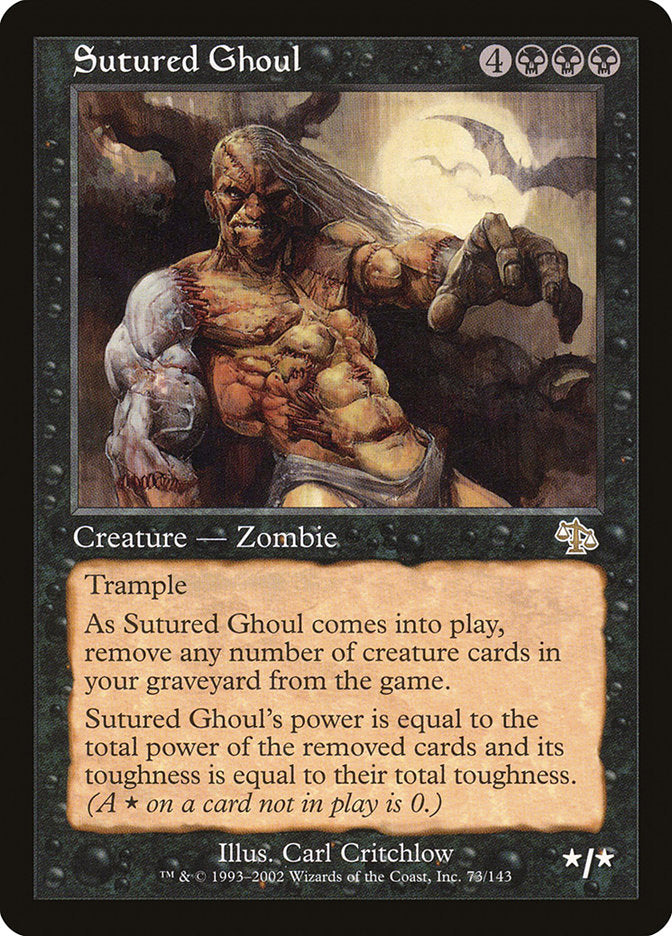 Sutured Ghoul [Judgment] MTG Single Magic: The Gathering | Red Claw Gaming