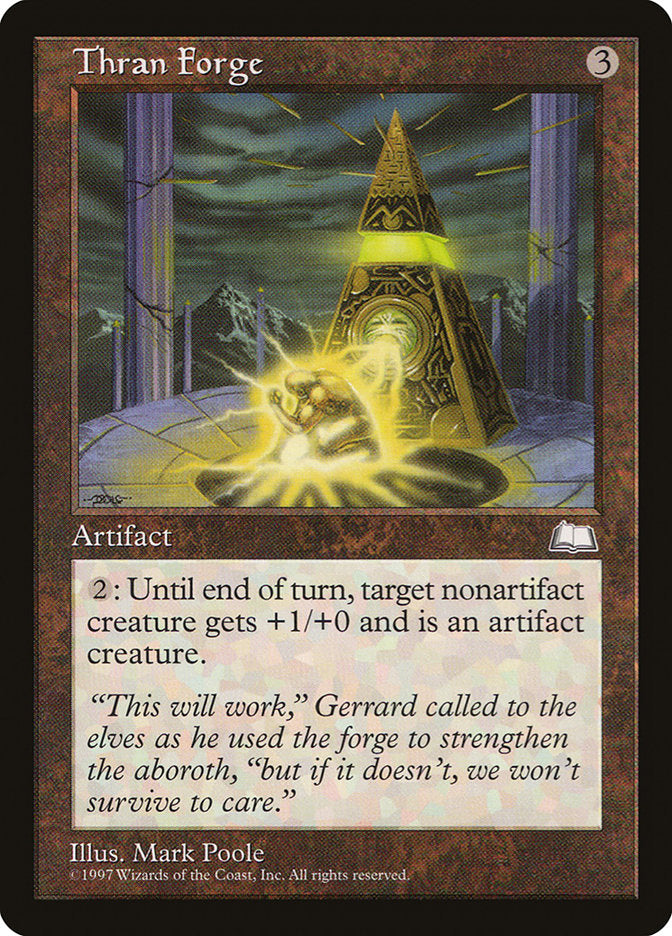 Thran Forge [Weatherlight] MTG Single Magic: The Gathering | Red Claw Gaming