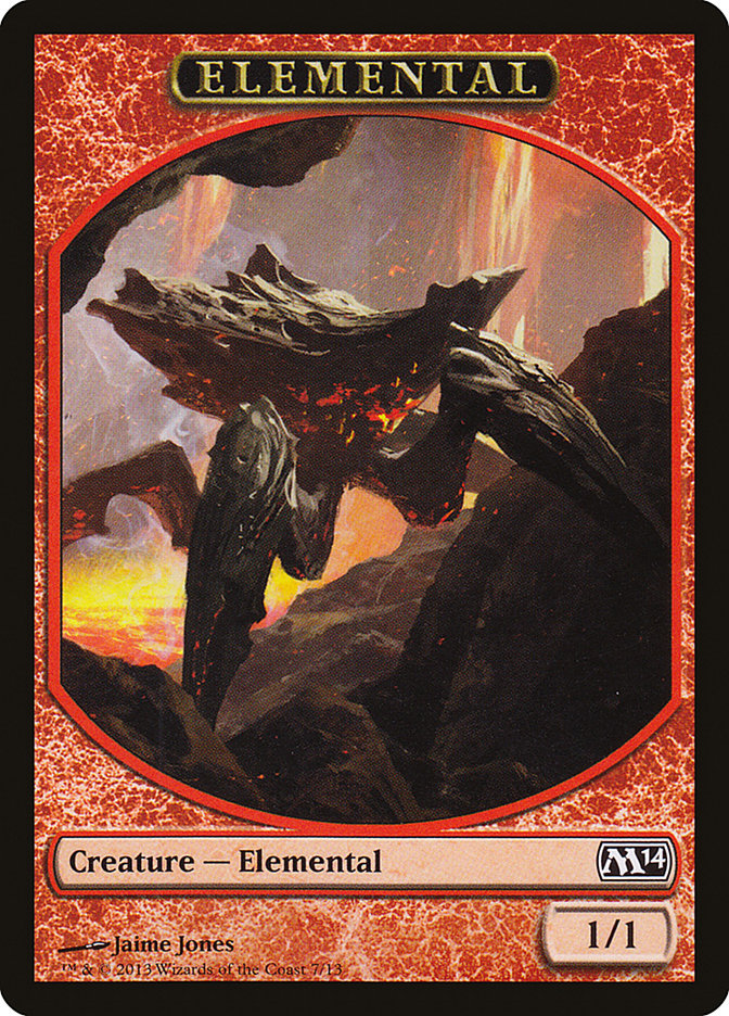 Elemental Token (7/13) [Magic 2014 Tokens] MTG Single Magic: The Gathering | Red Claw Gaming