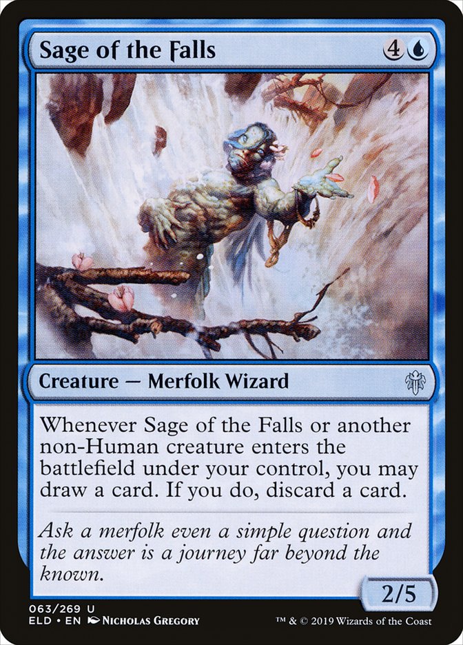 Sage of the Falls [Throne of Eldraine] MTG Single Magic: The Gathering | Red Claw Gaming