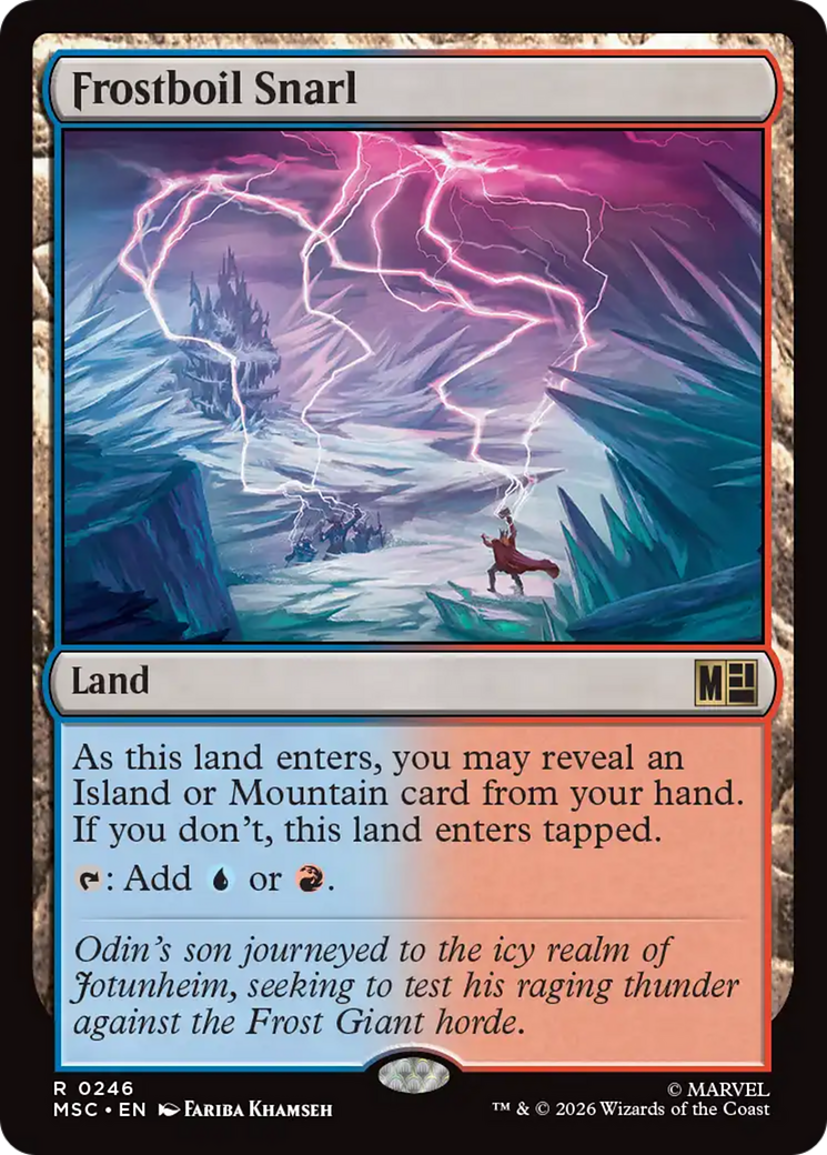 Frostboil Snarl [Marvel Super Heroes Commander] MTG Single Magic: The Gathering | Red Claw Gaming