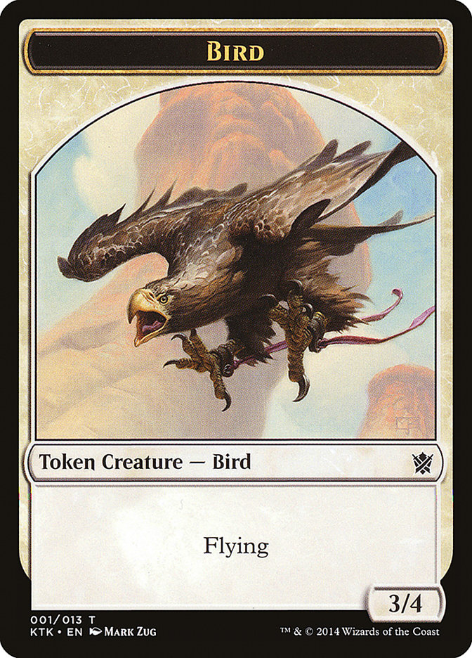 Bird Token [Khans of Tarkir Tokens] MTG Single Magic: The Gathering | Red Claw Gaming