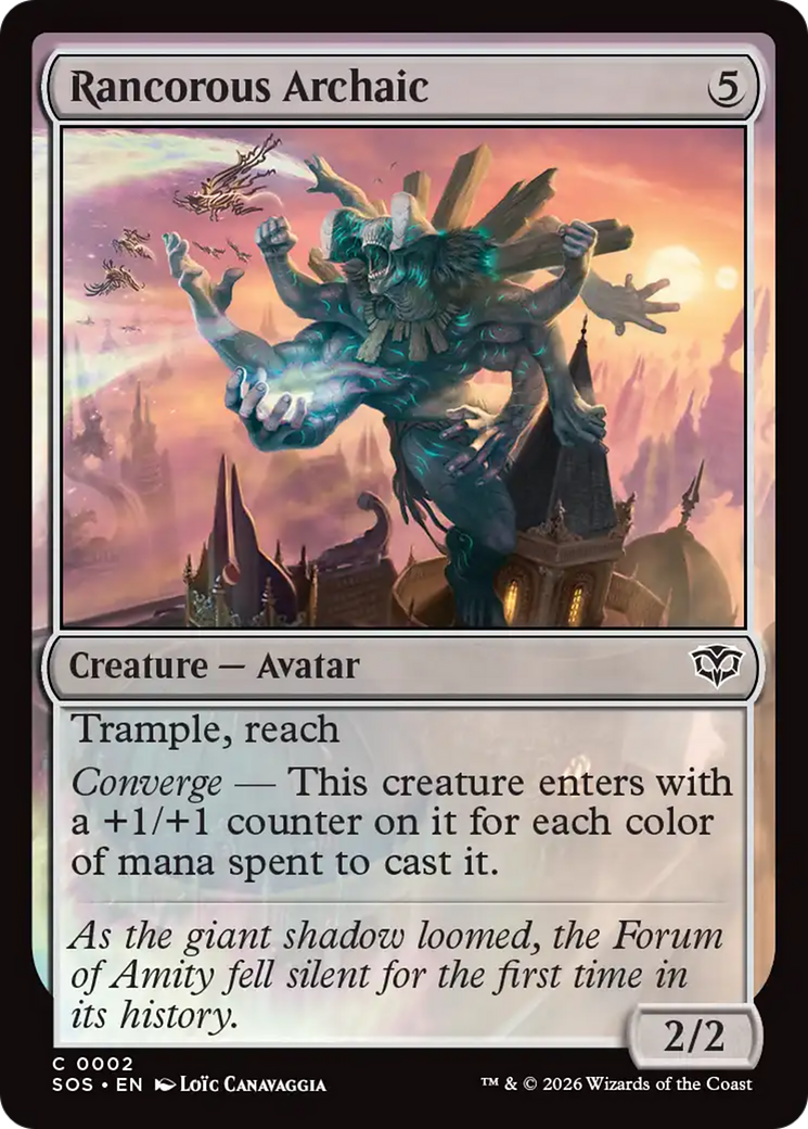 Rancorous Archaic [Secrets of Strixhaven] MTG Single Magic: The Gathering | Red Claw Gaming