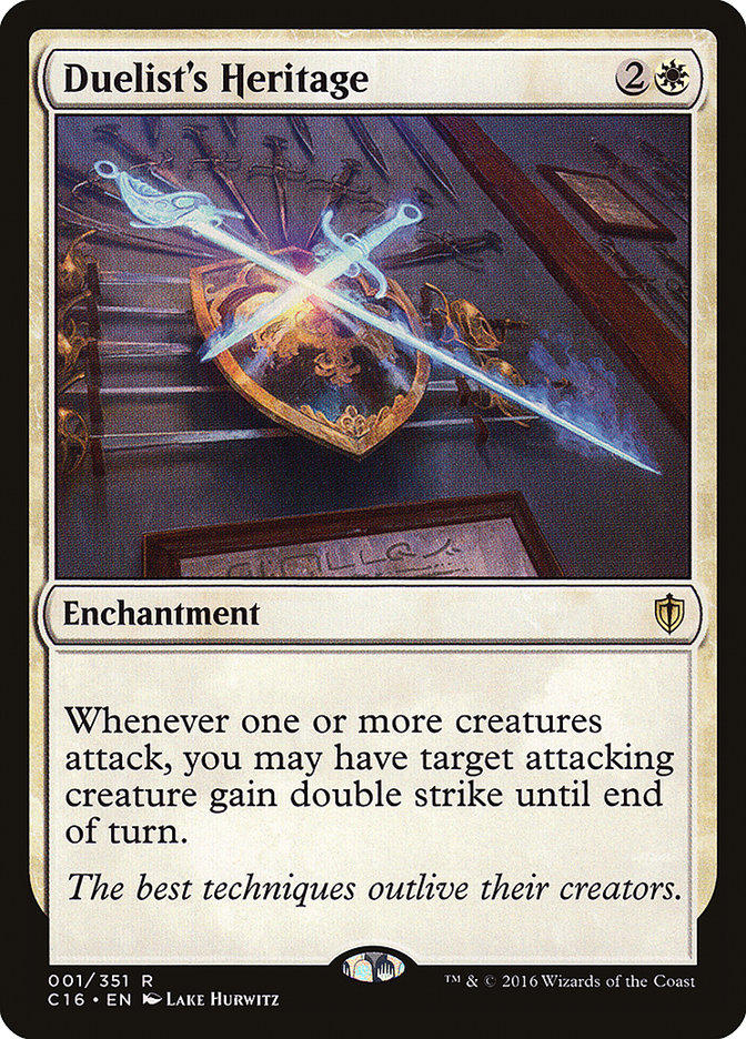 Duelist's Heritage [Commander 2016] MTG Single Magic: The Gathering | Red Claw Gaming