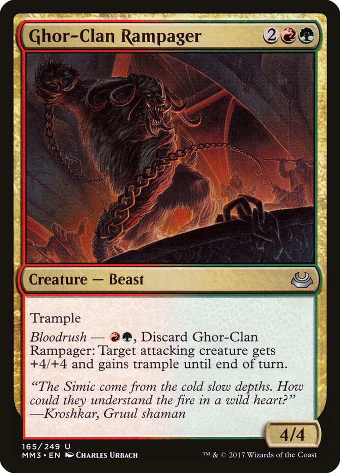 Ghor-Clan Rampager [Modern Masters 2017] MTG Single Magic: The Gathering | Red Claw Gaming