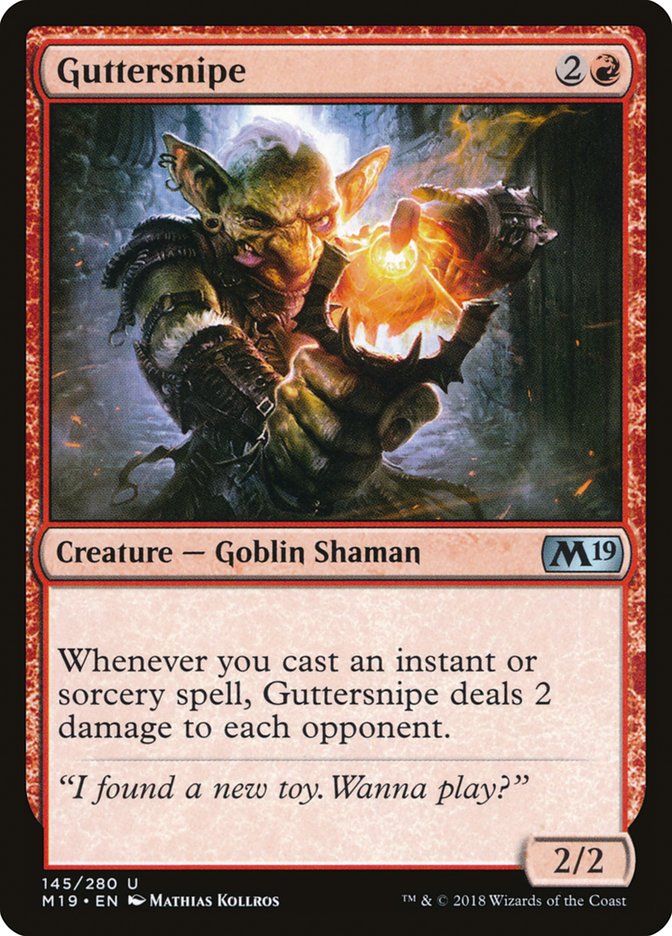 Guttersnipe [Core Set 2019] MTG Single Magic: The Gathering | Red Claw Gaming