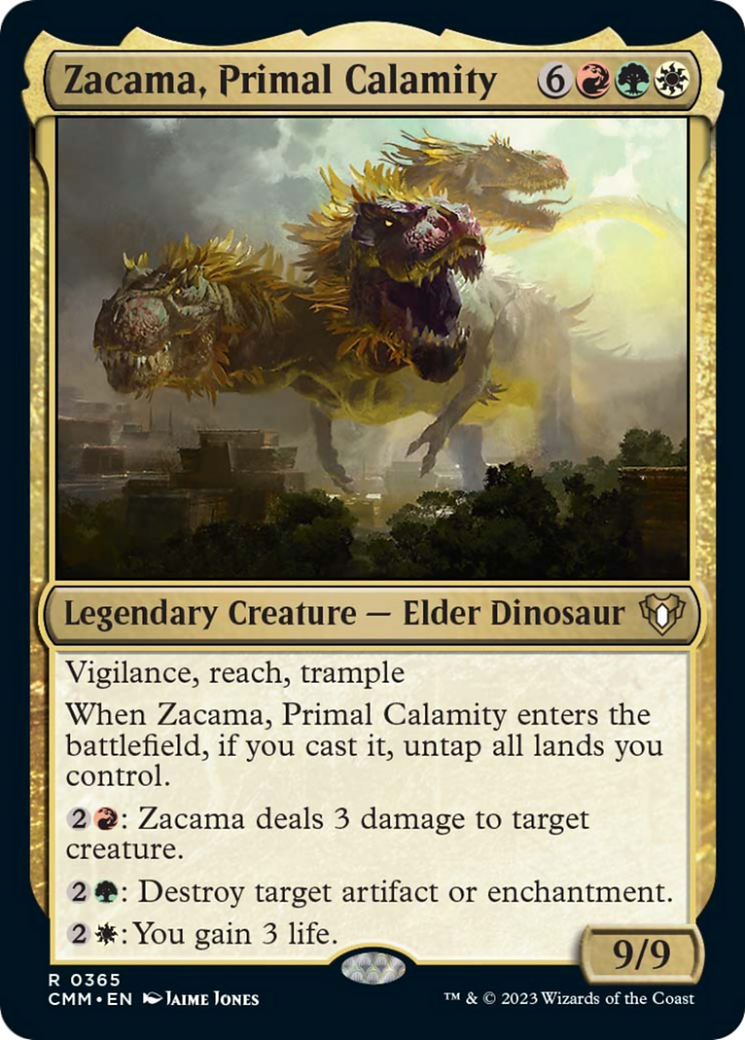 Zacama, Primal Calamity [Commander Masters] MTG Single Magic: The Gathering | Red Claw Gaming