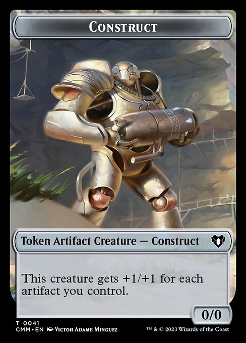 Servo // Construct (0041) Double-Sided Token [Commander Masters Tokens] MTG Single Magic: The Gathering | Red Claw Gaming