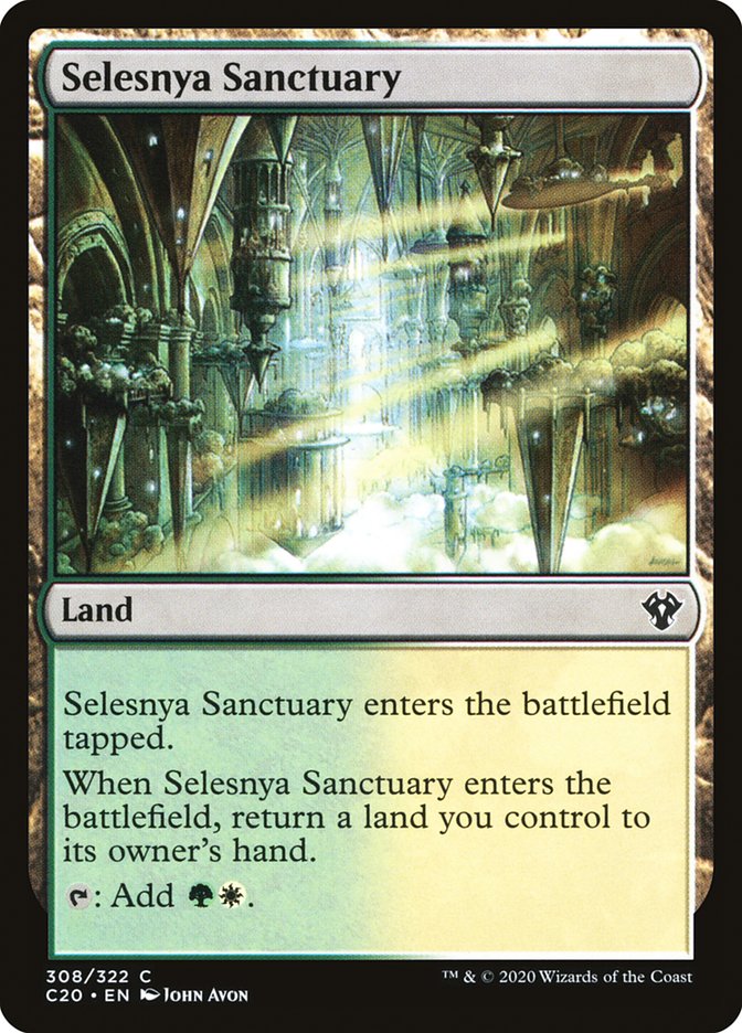 Selesnya Sanctuary [Commander 2020] MTG Single Magic: The Gathering | Red Claw Gaming