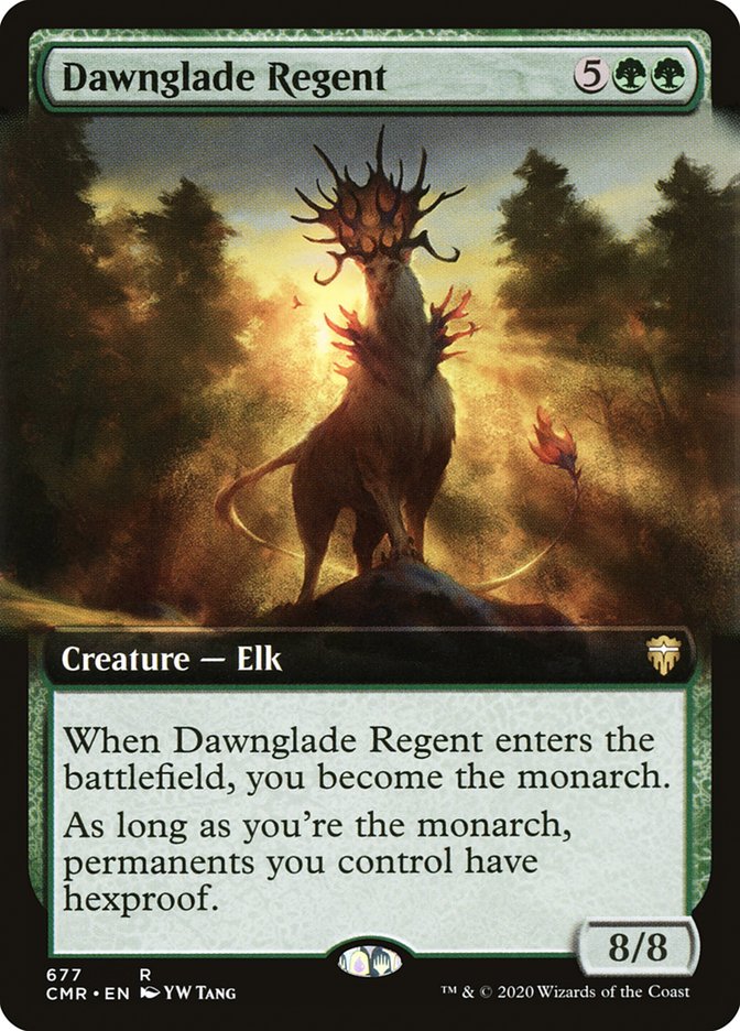 Dawnglade Regent (Extended Art) [Commander Legends] MTG Single Magic: The Gathering | Red Claw Gaming