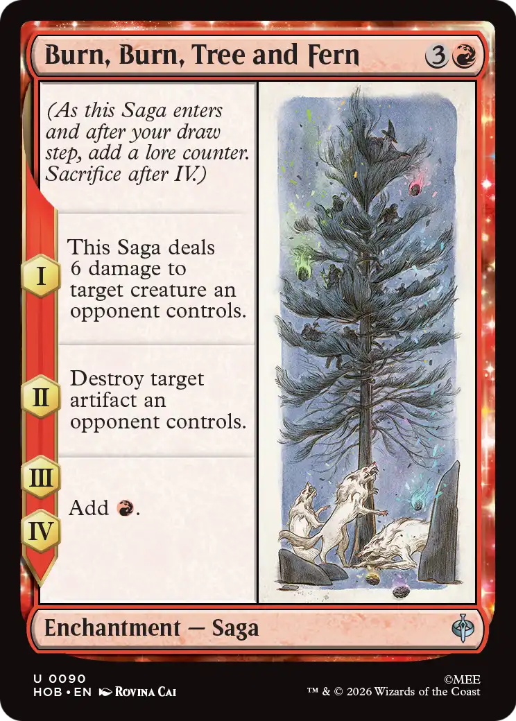 Burn, Burn, Tree and Fern [The Hobbit] | Red Claw Gaming