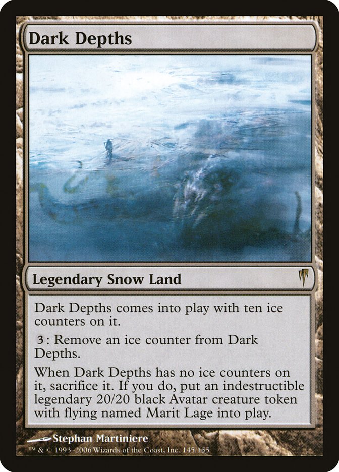 Dark Depths [Coldsnap] MTG Single Magic: The Gathering | Red Claw Gaming