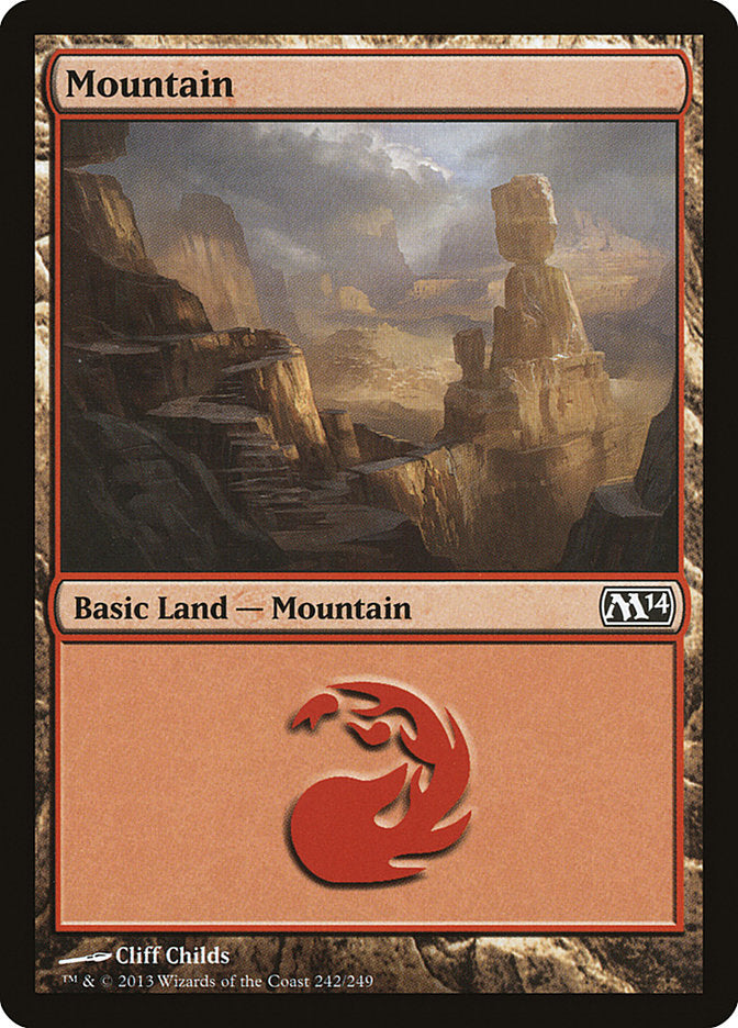 Mountain (242) [Magic 2014] MTG Single Magic: The Gathering | Red Claw Gaming