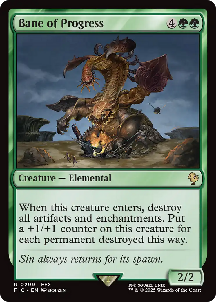 Bane of Progress [FINAL FANTASY Commander] MTG Single Magic: The Gathering | Red Claw Gaming