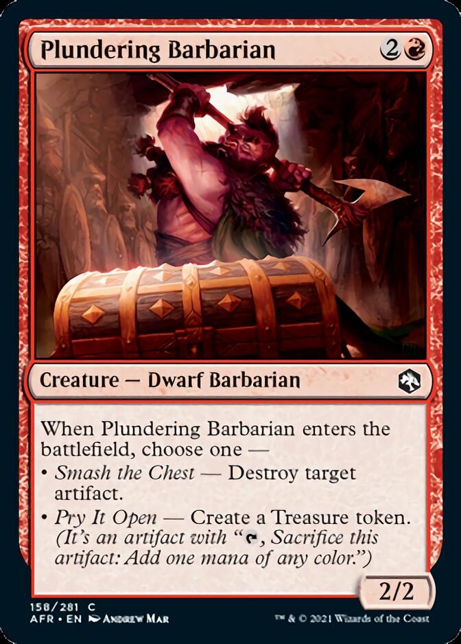 Plundering Barbarian [Dungeons & Dragons: Adventures in the Forgotten Realms] MTG Single Magic: The Gathering | Red Claw Gaming