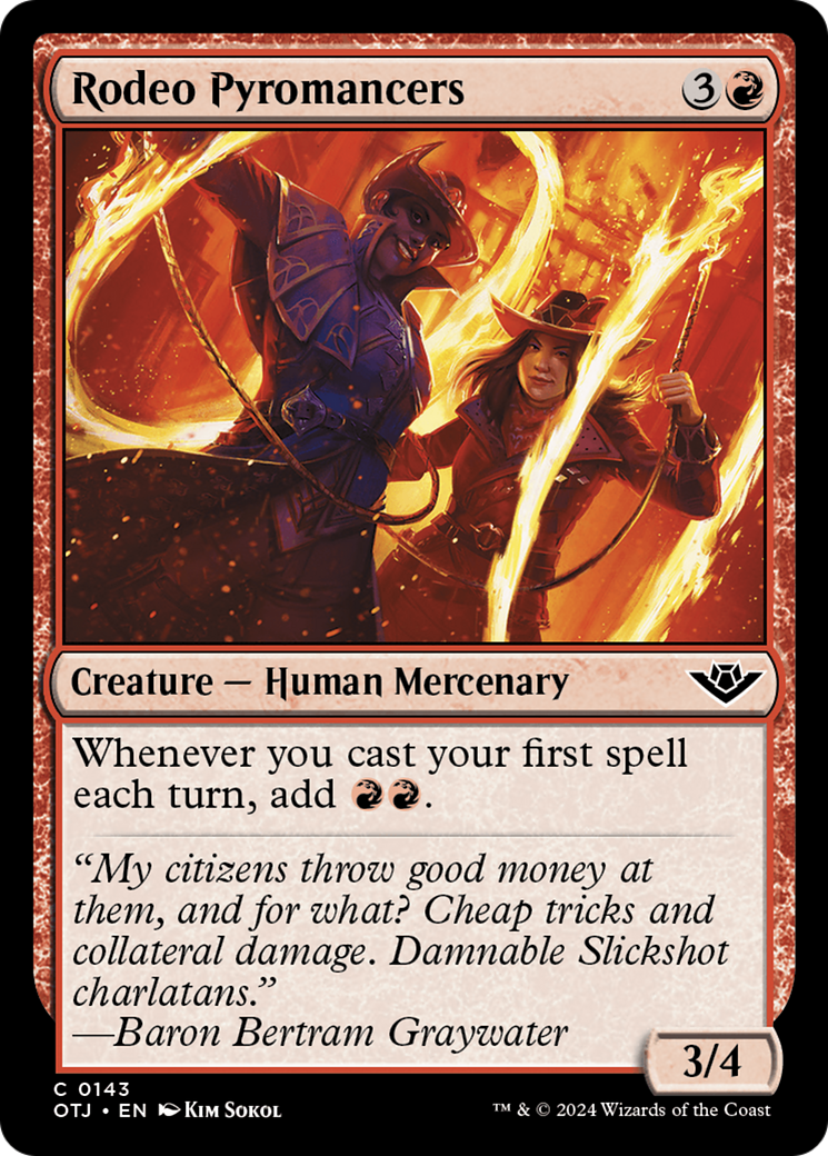 Rodeo Pyromancers [Outlaws of Thunder Junction] MTG Single Magic: The Gathering | Red Claw Gaming