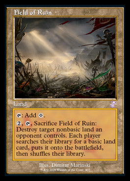 Field of Ruin (Timeshifted) [Time Spiral Remastered] MTG Single Magic: The Gathering | Red Claw Gaming