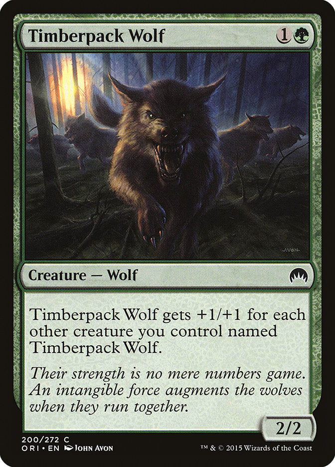 Timberpack Wolf [Magic Origins] MTG Single Magic: The Gathering | Red Claw Gaming
