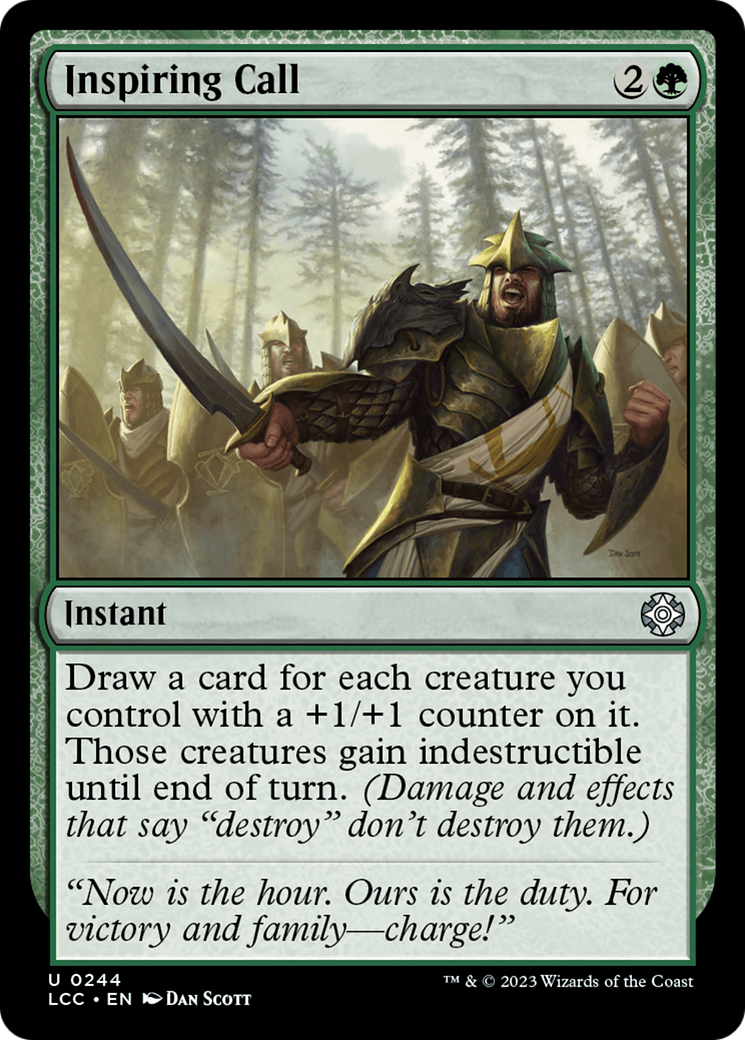 Inspiring Call [The Lost Caverns of Ixalan Commander] MTG Single Magic: The Gathering | Red Claw Gaming