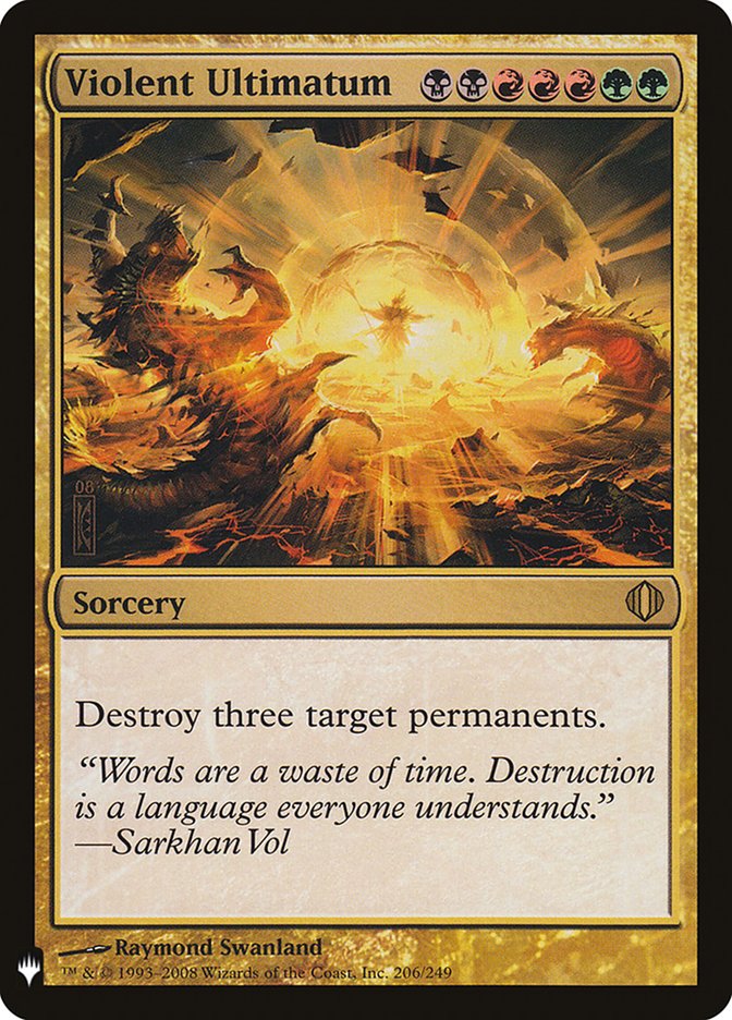 Violent Ultimatum [The List] MTG Single Magic: The Gathering | Red Claw Gaming