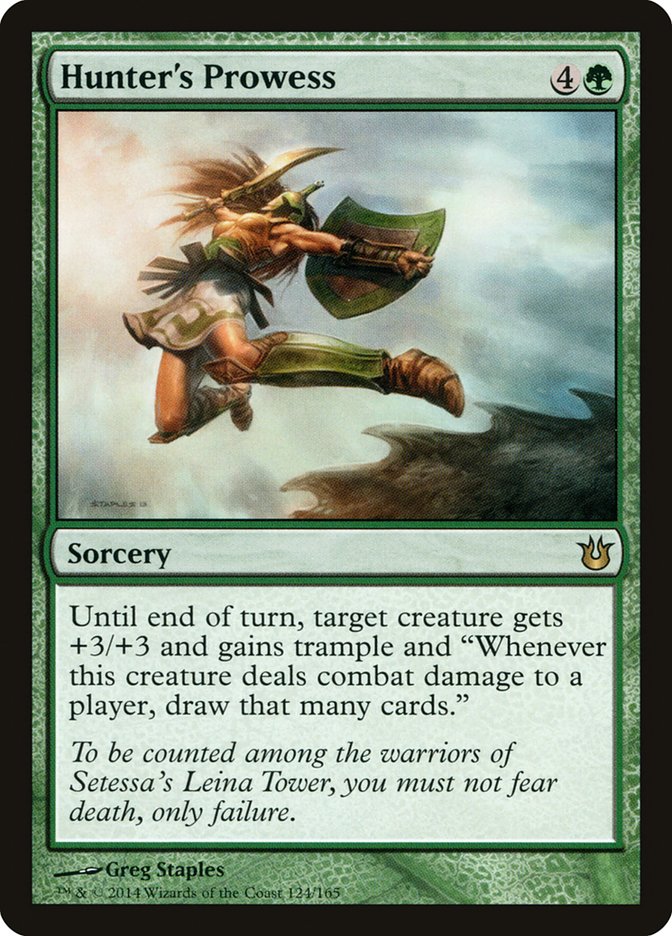 Hunter's Prowess [Born of the Gods] MTG Single Magic: The Gathering | Red Claw Gaming