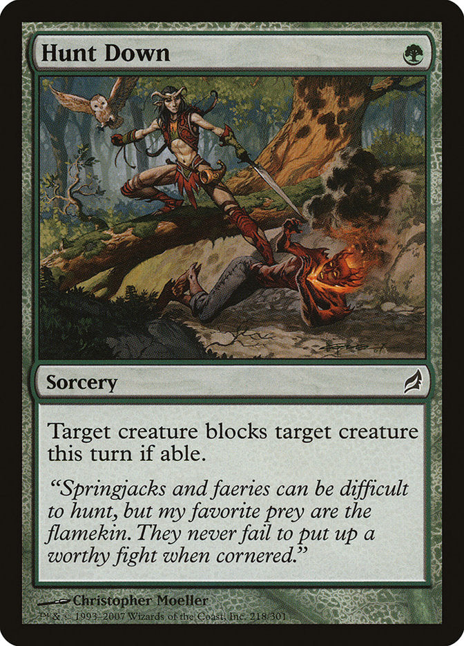 Hunt Down [Lorwyn] MTG Single Magic: The Gathering | Red Claw Gaming
