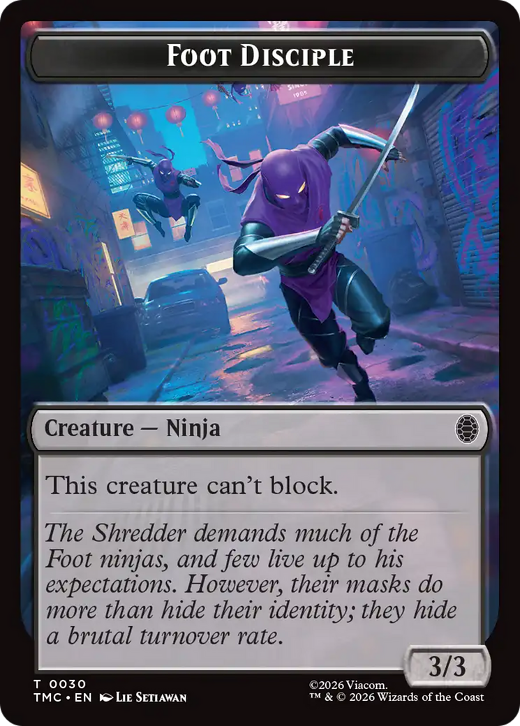 Foot Disciple [Teenage Mutant Ninja Turtles Commander] MTG Single Magic: The Gathering | Red Claw Gaming