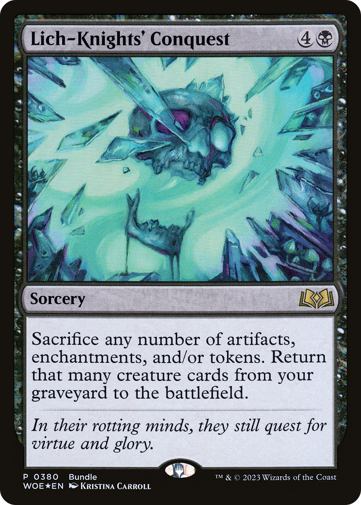 Lich-Knights' Conquest (Bundle) [Wilds of Eldraine Promos] MTG Single Magic: The Gathering | Red Claw Gaming