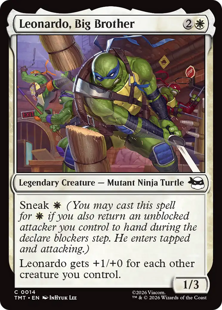 Leonardo, Big Brother [Teenage Mutant Ninja Turtles] MTG Single Magic: The Gathering | Red Claw Gaming