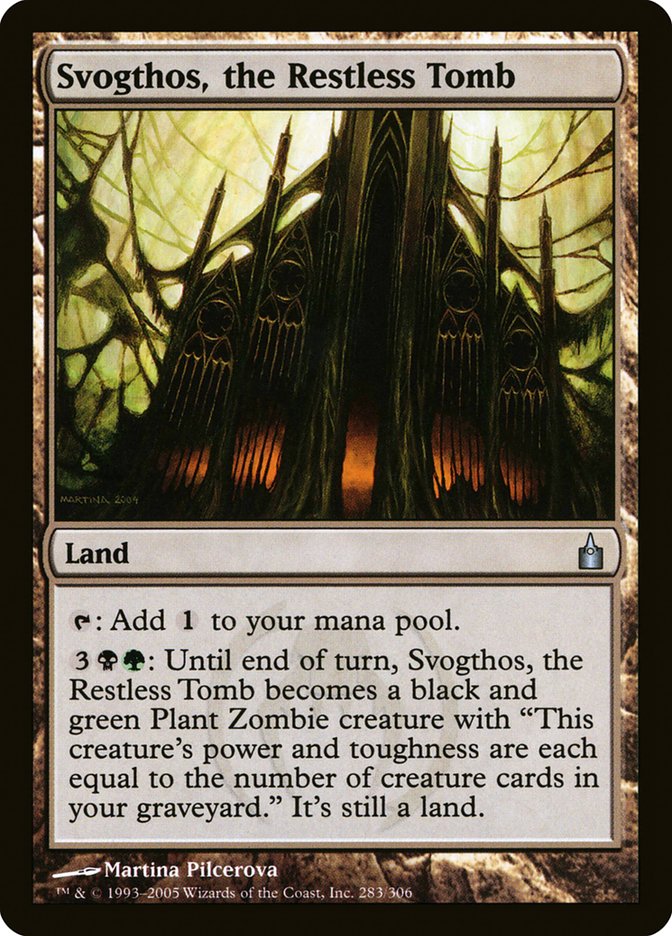 Svogthos, the Restless Tomb [Ravnica: City of Guilds] MTG Single Magic: The Gathering | Red Claw Gaming