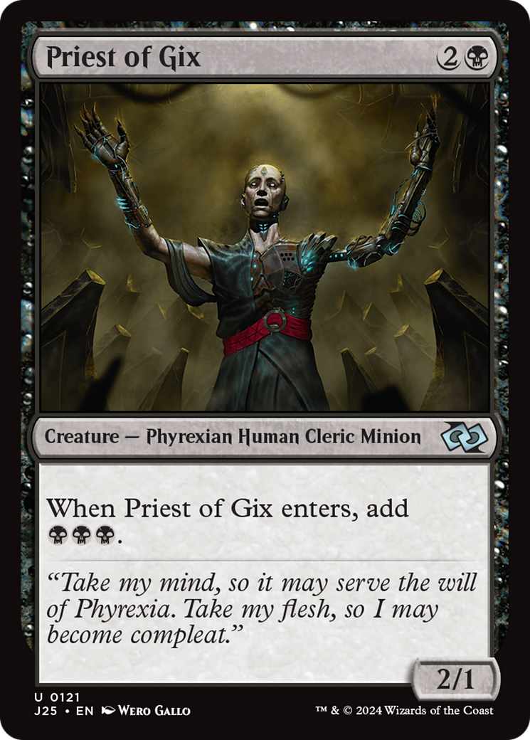 Priest of Gix [Foundations Jumpstart] MTG Single Magic: The Gathering | Red Claw Gaming