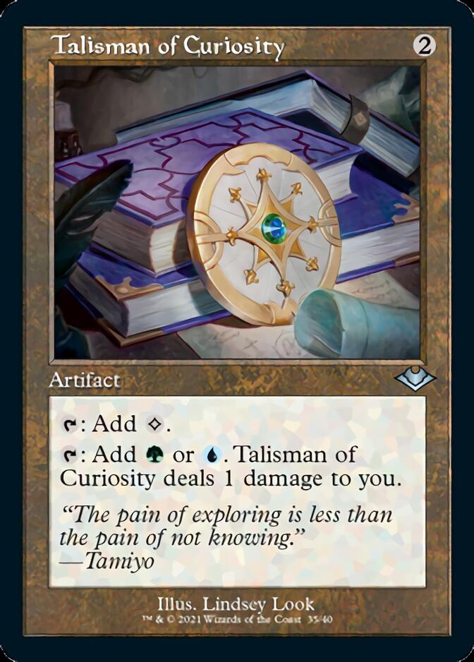 Talisman of Curiosity (Retro) [Modern Horizons] MTG Single Magic: The Gathering | Red Claw Gaming