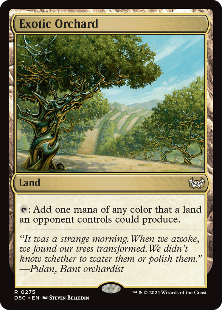 Exotic Orchard [Duskmourn: House of Horror Commander] MTG Single Magic: The Gathering | Red Claw Gaming