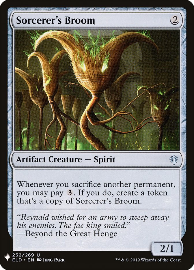 Sorcerer's Broom [Mystery Booster] MTG Single Magic: The Gathering | Red Claw Gaming
