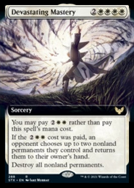 Devastating Mastery (Extended Art) [Strixhaven: School of Mages] MTG Single Magic: The Gathering | Red Claw Gaming