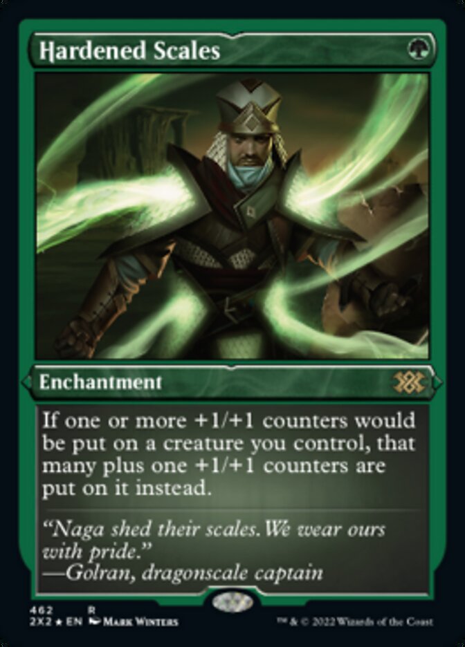 Hardened Scales (Foil Etched) [Double Masters 2022] MTG Single Magic: The Gathering    | Red Claw Gaming