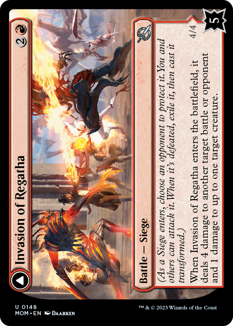 Invasion of Regatha // Disciples of the Inferno [March of the Machine] MTG Single Magic: The Gathering    | Red Claw Gaming