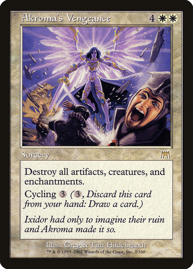 Akroma's Vengeance [Onslaught] MTG Single Magic: The Gathering | Red Claw Gaming