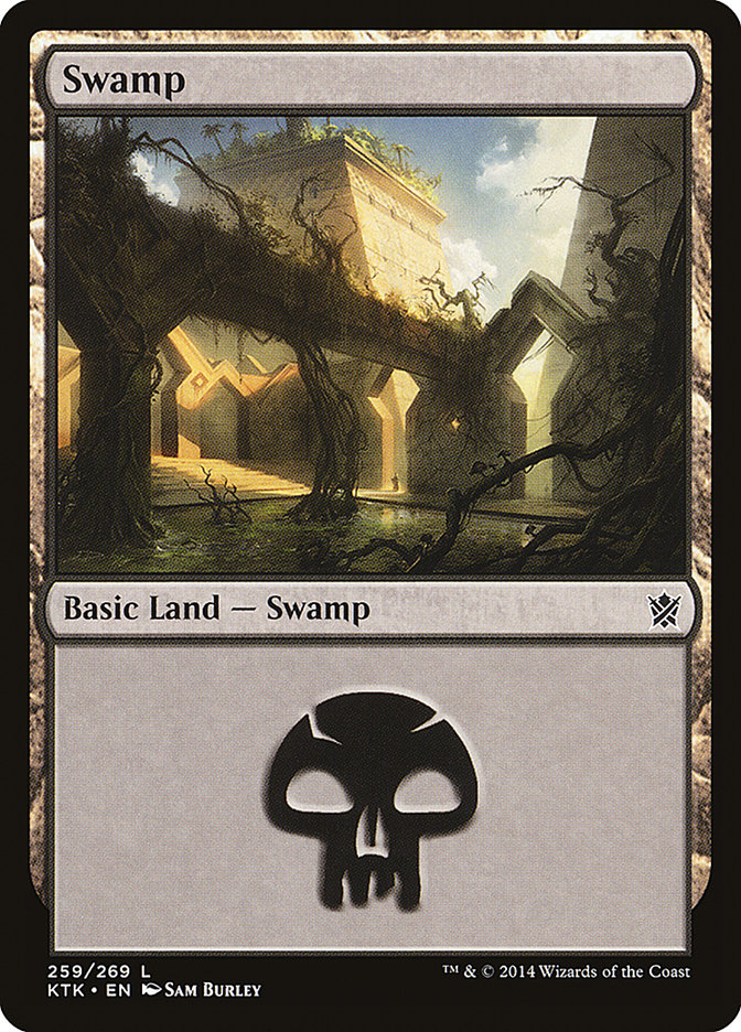 Swamp (259) [Khans of Tarkir] MTG Single Magic: The Gathering | Red Claw Gaming
