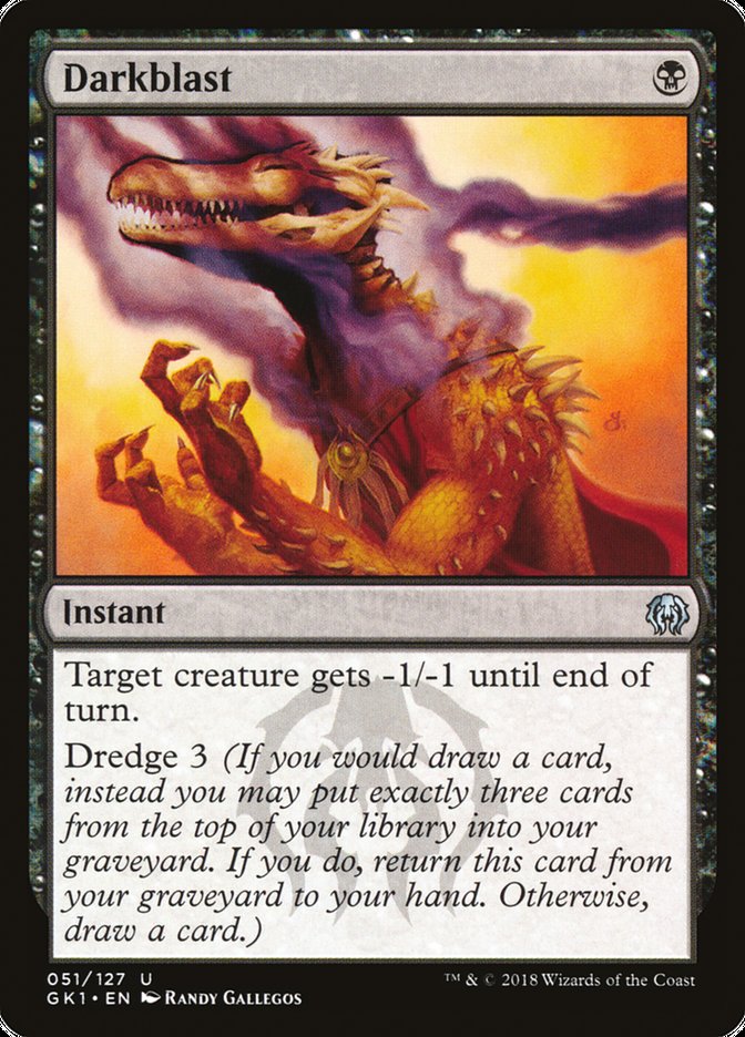 Darkblast [Guilds of Ravnica Guild Kit] MTG Single Magic: The Gathering | Red Claw Gaming