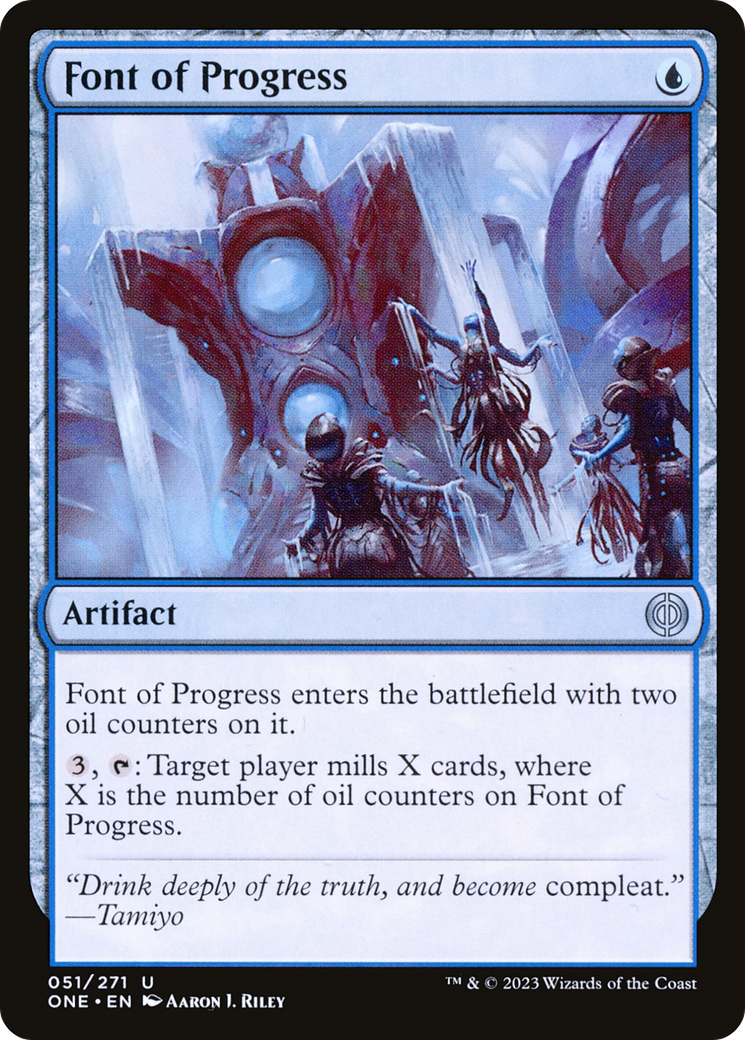 Font of Progress [Phyrexia: All Will Be One] MTG Single Magic: The Gathering | Red Claw Gaming