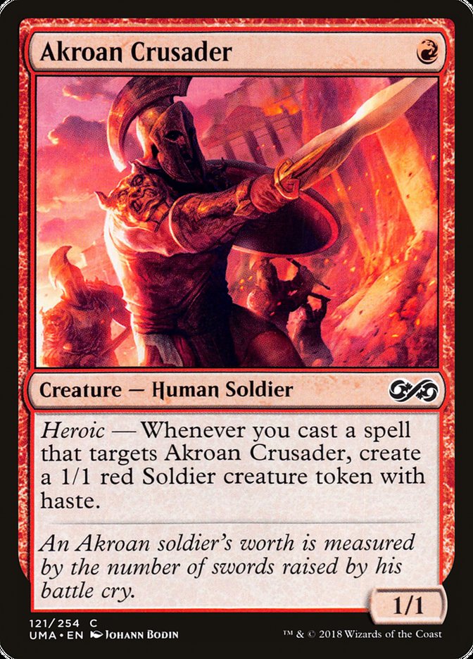 Akroan Crusader [Ultimate Masters] MTG Single Magic: The Gathering | Red Claw Gaming
