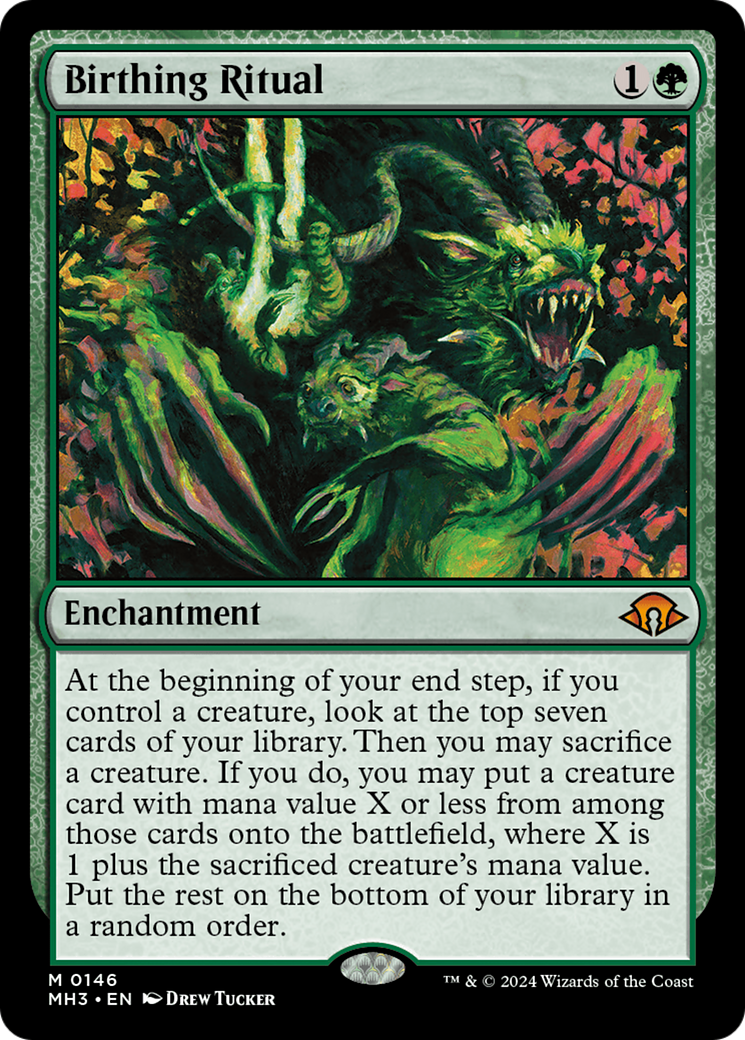 Birthing Ritual [Modern Horizons 3] MTG Single Magic: The Gathering | Red Claw Gaming